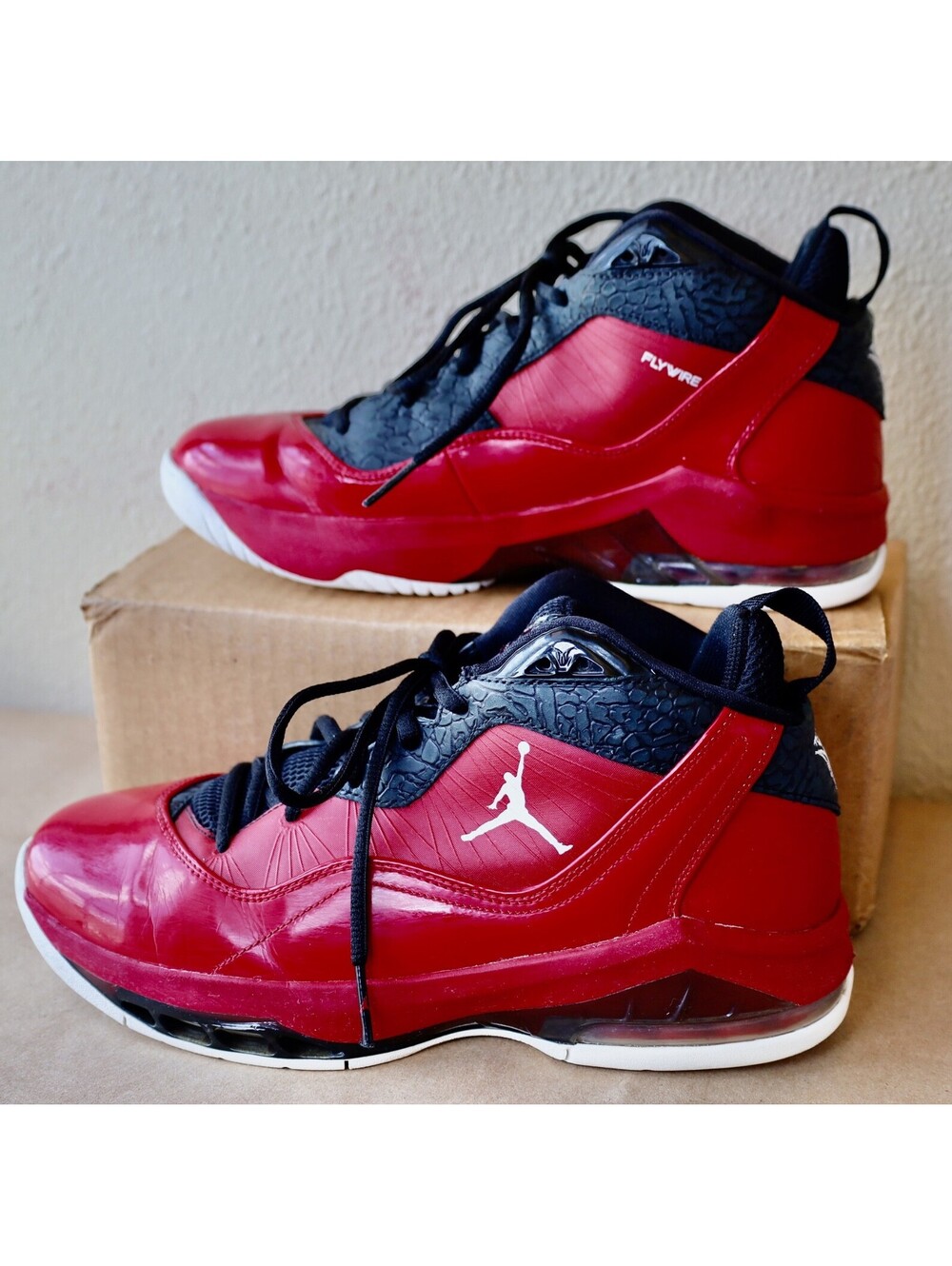 Size 9.5 - Air Jordan Melo M8 Gym Red Mens - Picture 5 of 8